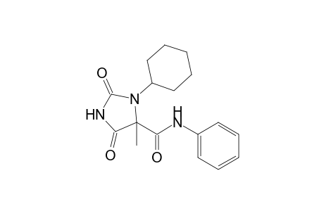 1-CYCLOHEXYL-5-METHYL-5-PHENYLCARBAMOYLHYDANTOIN