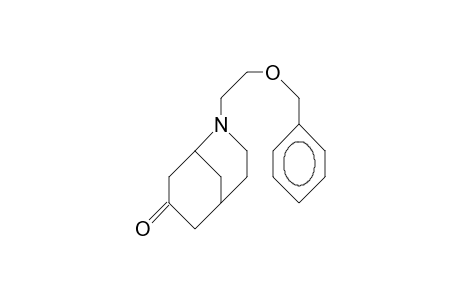 2-(2-Benzyloxy-ethyl)-2-aza-bicyclo(3.3.1)nonan-7-one