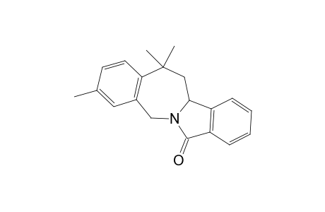 3,13,13-TRIMETHYL-7-OXO-5,11B,12,13-TETRAHYDRO-7H-ISOINDOLO-[2,1-B]-BENZAZEPINE