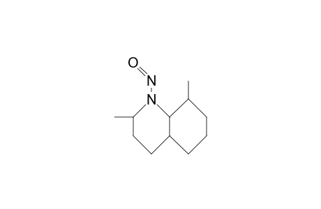 N-Nitroso-2.beta.,8.alpha.-dimethyl-trans-decahydroquinoline