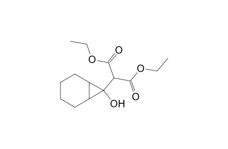 7-(Bis(ethoxycarbonyl)methyl)bicyclo(4.1.0)heptan-7-ol