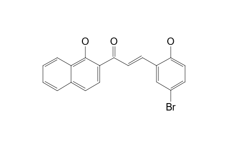 (E)-3-(5-bromanyl-2-oxidanyl-phenyl)-1-(1-oxidanylnaphthalen-2-yl)prop-2-en-1-one