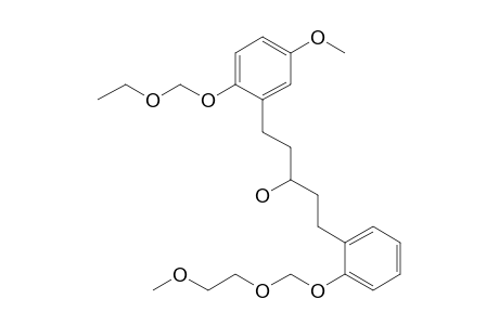 1-[2-(Ethoxymethoxy)-5-methoxyphenyl]-5-[2-((2-methoxyethoxy)methoxy)phenyl]pentan-3-ol