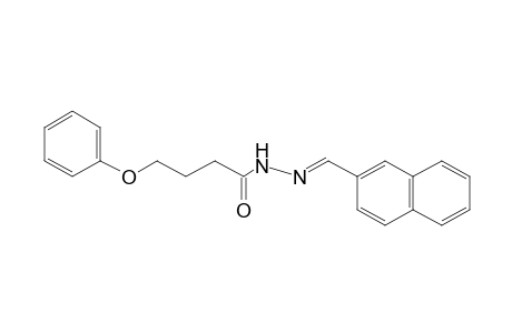 4-Phenoxybutyric acid, [(2-naphthyl)methylene]hydrazide