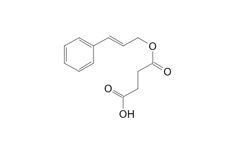 Butanedioic acid, mono(3-phenyl-2-propeny) ester