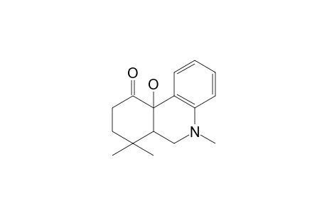 10a-hydroxy-5,7,7-trimethyl-6,6a,8,9-tetrahydrophenanthridin-10-one