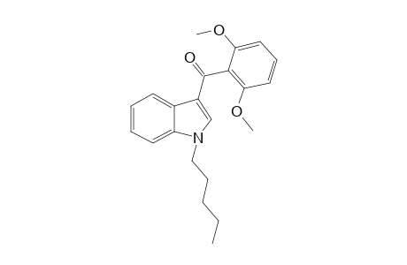 (2,6-dimethoxyphenyl)(1-pentyl-1H-indol-3-yl)methanone