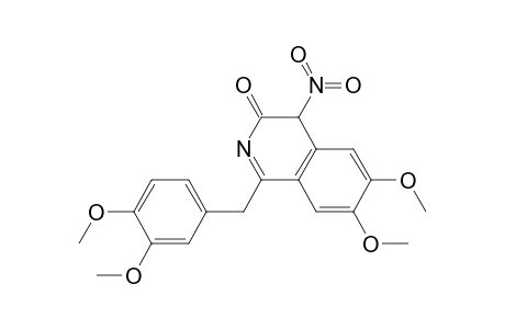 3(2H)-Isoquinolinone, 1-[(3,4-dimethoxyphenyl)methyl]-6,7-dimethoxy-4-nitro-