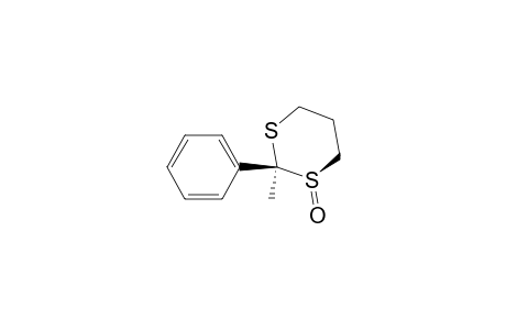 cis-2-Phenyl-2-methyl-1,3-thiane 1-oxide