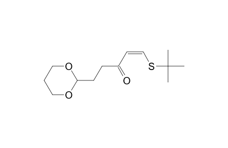 1-Penten-3-one, 1-[(1,1-dimethylethyl)thio]-5-(1,3-dioxan-2-yl)-, (Z)-