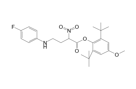 Butanoic acid, 4-[(4-fluorophenyl)amino]-2-nitro-, 2,6-bis(1,1-dimethylethyl)-4-methoxyphenyl ester