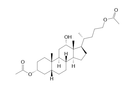 3.alpha.,24-bis(Acetoxy)-12.alpha.-hydroxy-5.beta.-cholane