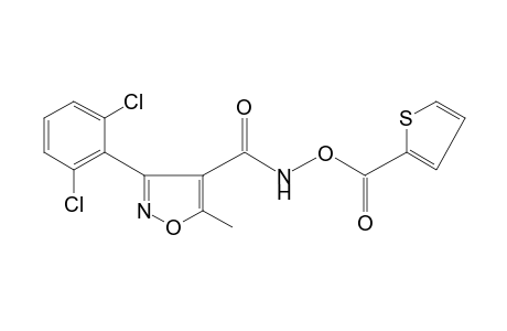 N-{[3-(2,6-dichlorophenyl)-5-methyl-4-isoxazolyl]carbonyl}-O-(2-thenoyl)hydroxylamine