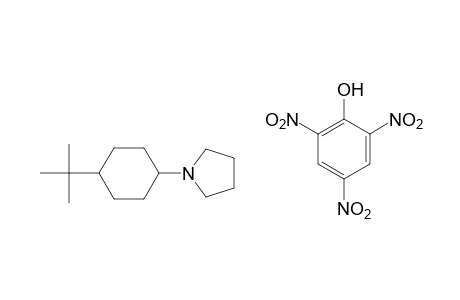 1-(4-tert-butylcyclohexyl)pyrrolidine, picrate