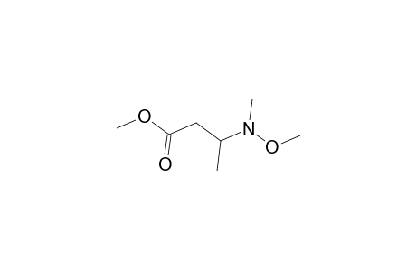 Methyl 3-[methoxy(methyl)amino]butanoate