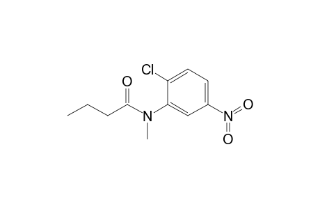 N-Methyl-(2'-chloro-5'-nitro)butyranilide