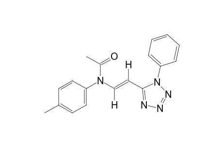 trans-N-[2-(1-phenyl-1H-tetrazol-5-yl)vinyl]-p-acetotoluidide