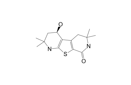 (RS)-1,2,3,4,6,7-HEXAHYDRO-4-HYDROXY-2,2,6,6-TETRAMETHYL-THIENO-[2,3-B:5,4-C']-DIPYRIDIN-8-(5H)-ONE