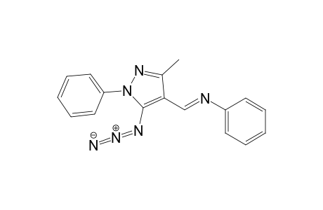 5-Azido-3-methyl-1-phenyl-4-(N-phenyliminomethyl)pyrazole