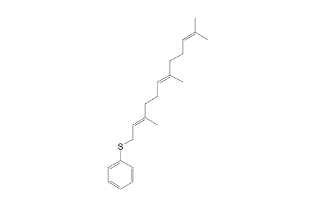 1-(Phenylthio)-3,7,11-trimethyl-2,6,10-dodecatriene E,E-