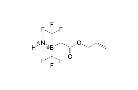 Dimethylamine(N-B)(allyloxycarbonylmethyl)bis(trifluoromethyl)borane