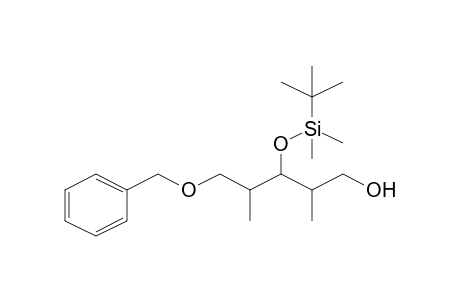 1-O-Benzyl-3-O-[tert-butyl(dimethyl)silyl]-2,4-dideoxy-2,4-dimethylpentitol