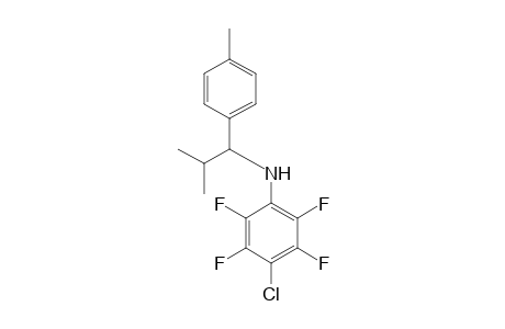 N-[(4-Chlorotetrafluoro)phenyl]-N-[1-(4-methylphenyl)-2-methylpropyl]amine