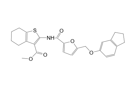 methyl 2-({5-[(2,3-dihydro-1H-inden-5-yloxy)methyl]-2-furoyl}amino)-4,5,6,7-tetrahydro-1-benzothiophene-3-carboxylate