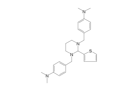 1,3-bis[p-(dimethylamino)benzyl]hexahydro-2-(2-thienyl)pyrimidine