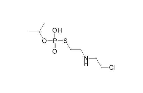 phosphorothioic acid, S-{2-[(2-chloroethyl)amino]ethyl} O-isopropyl ester