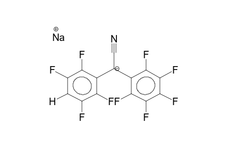 PENTAFLUOROPHENYL(4-HYDROTETRAFLUOROPHENYL)ACETONITRILE, SODIUM SALT