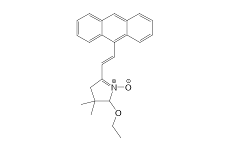 (E)-5-(2-Anthracene-9-ylethenyl)-2-ethoxy-3,3-dimethyl-3,4-dihydro-2H-pyrrole 1-oxide