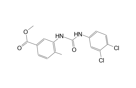 Methyl 3-{[(3,4-dichloroanilino)carbonyl]amino}-4-methylbenzoate