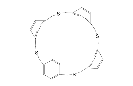 2,11,20,29-Tetrathia[3(4)](1,2)(1,4)(1,2)(1,4)cyclophane