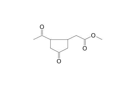 Cyclopentanone, 3-acetyl-4-(methoxycarbonylmethyl)-