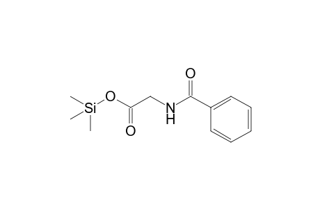 Glycine, N-benzoyl-, trimethylsilyl ester