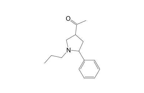 3-Acetyl-5-phenyl-1-propyl-pyrrolidine