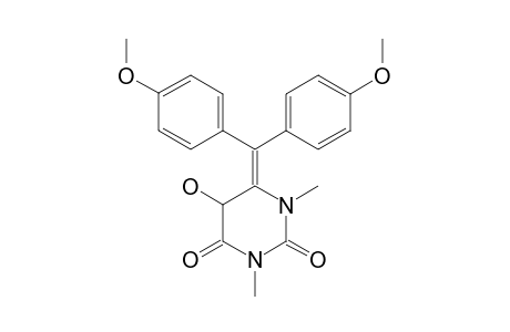 6-[2,2-BIS-(4-METHOXYPHENYL)-VINYL]-5-HYDROXY-1,3-DIMETHYLURACIL