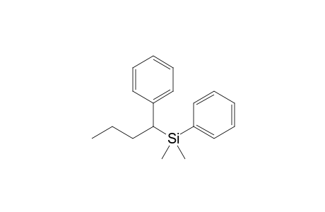 Dimethyl(phenyl)-1-(1-phenylbutyl)silane