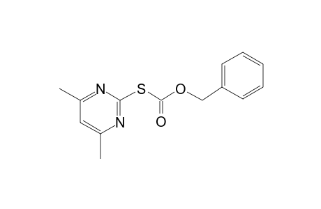 Benzyl S-(4,6-dimethylpyrimidin-2-yl)thiolcarbonate