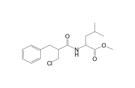 2-(2-Benzyl-3-chloro-propionylamino)-4-methyl-pentanoic acid, methyl ester