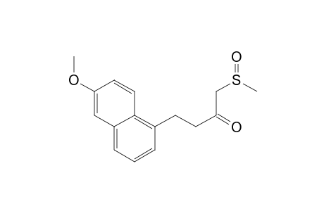 2-Butanone, 4-(6-methoxy-1-naphthalenyl)-1-(methylsulfinyl)-