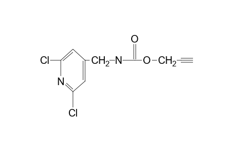 [(2,6-dichloro-4-pyridyl)methyl]carbamic acid, 2-propynyl ester