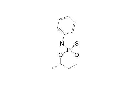 2-N-PHENYLAMINO-4-METHYL-2-SULFO-1,3,2-DIOXOPHOSPHORINANE,ISOMER-#1