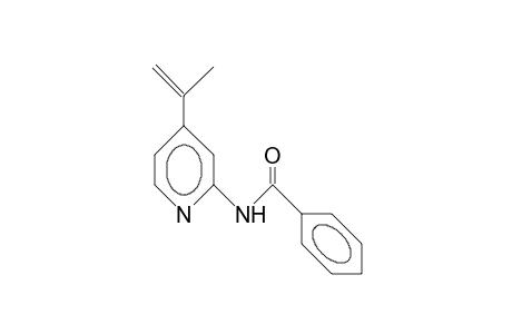 2-Benzoylamino-4-isopropenyl-pyridine