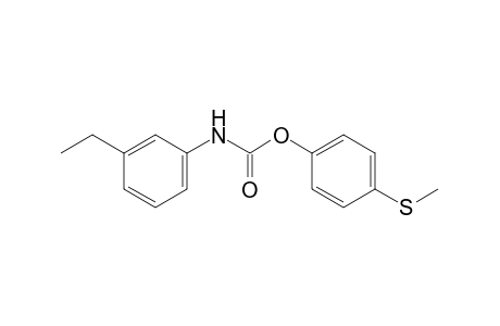 m-ethylcarbanilic acid, p-(methylthio)phenyl ester