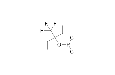 1,1-DIETHYL-2,2,2-TRIFLUOROETHYL DICHLOROPHOSPHITE