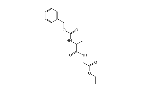 N-(N-carboxy-DL-alanyl)glycine, N-benzyl ethyl ester