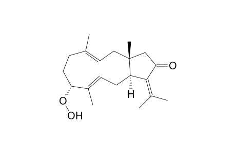 7-(R*)-HYDROPEROXY-13-KETO-1-(R*),11-(S*)-DOLABELL-3-(E),8-(E),12-(18)-TRIENE