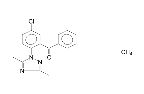 5-Chloro-2-(3-methyl-5-methyl-1,2,4-triazolyl)benzophenone-tms